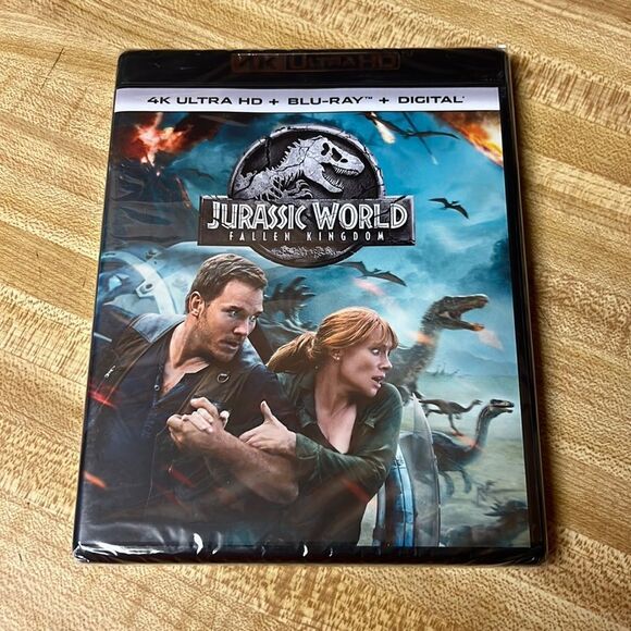 Jurassic World: Fallen Kingdom 4K Ultra HD Blu ray digital New Sealed‎ - Picture 1 of 2